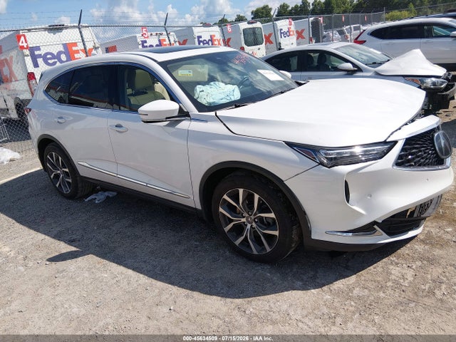 45634509 :رقم المزاد ، 5J8YD9H4XPL001119 vin ، 2023 Acura Mdx Technology Package مزاد بيع