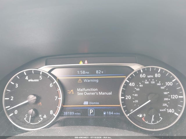 1N4BL4DV2RN326837 Nissan Altima Sv Fwd
