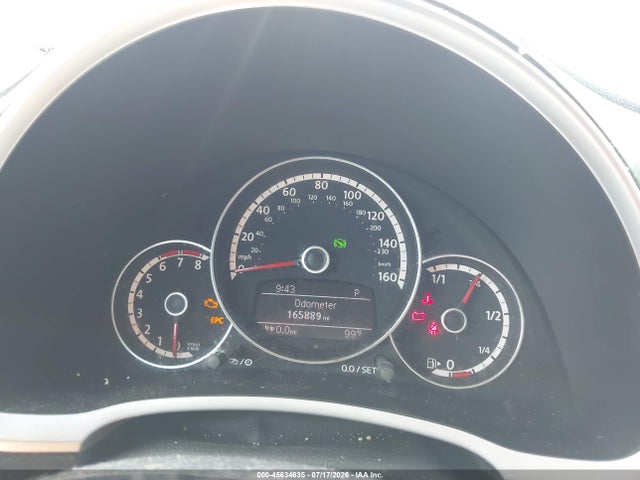 45634635 :رقم المزاد ، 3VWV67AT6DM662302 vin ، 2013 Volkswagen Beetle 2.0t Turbo مزاد بيع