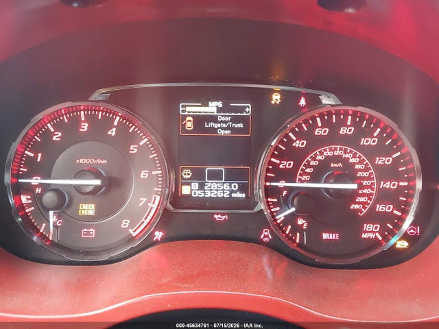 Продаж на аукціоні авто 2017 Subaru Wrx Limited, vin: JF1VA1L63H9840800, номер лоту: 45634761