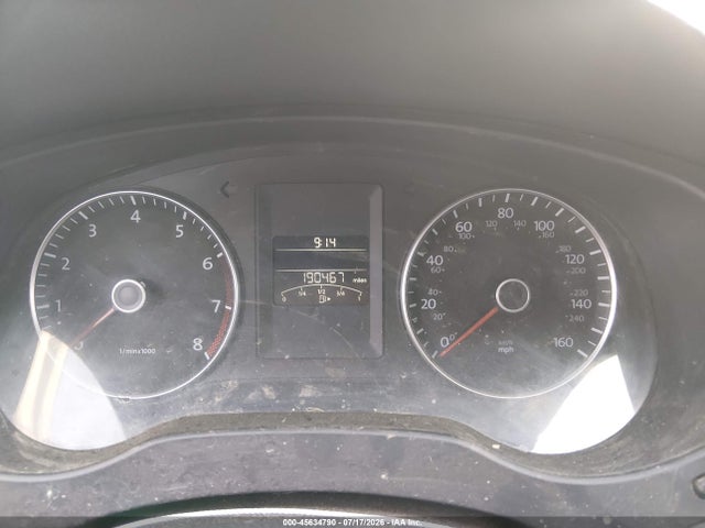 2012 Volkswagen Jetta 2.5l Se მანქანა იყიდება აუქციონზე, vin: 3VWBX7AJ0CM306280, აუქციონის ნომერი: 45634790