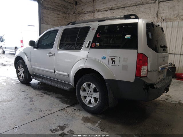 2005 Nissan Pathfinder Le მანქანა იყიდება აუქციონზე, vin: 5N1AR18W05C743302, აუქციონის ნომერი: 45634801