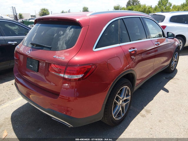 45634820 :رقم المزاد ، WDC0G4KB6GF017209 vin ، 2016 Mercedes-benz Glc 300 4matic مزاد بيع