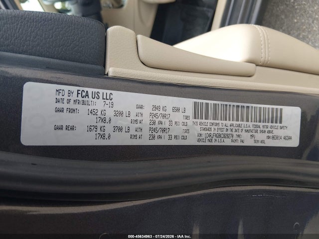 Jeep Grand Cherokee Laredo E 4x4 2019 1C4RJFAG8KC828270 Image 9