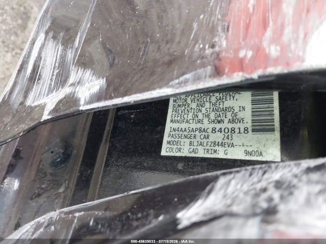 Aukcja sprzedaży 2010 Nissan Maxima 3.5 Sv, vin: 1N4AA5AP8AC840818, numer aukcji: 45635033