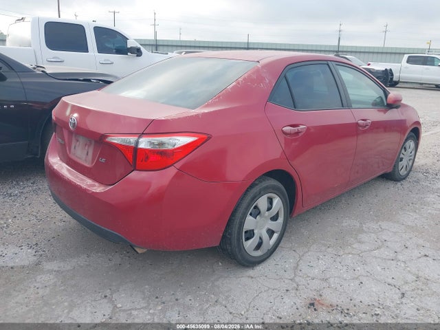 Toyota COROLLA LE 2015 5YFBURHE2FP228825 Image 4