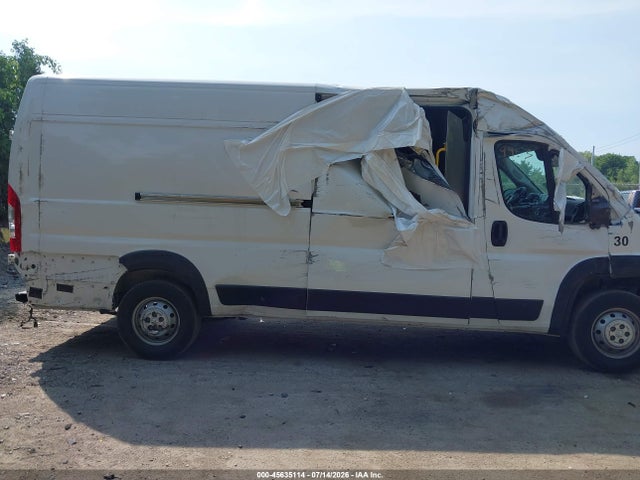 2023 Ram Promaster 3500 Cargo Van High Roof 159 Wb Ext მანქანა იყიდება აუქციონზე, vin: 3C6MRVJGXPE532462, აუქციონის ნომერი: 45635114