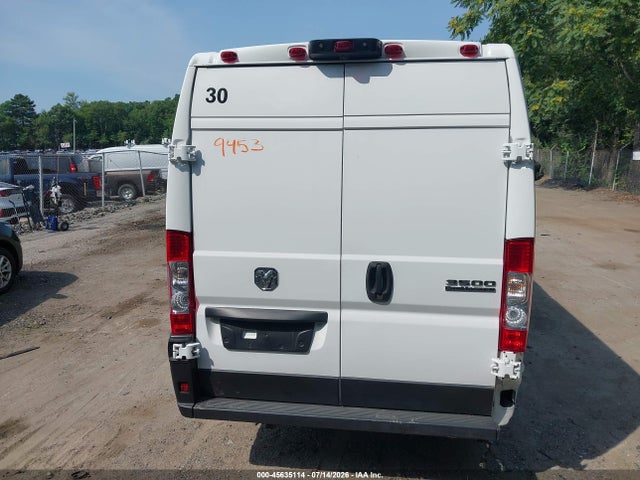 2023 Ram Promaster 3500 Cargo Van High Roof 159 Wb Ext მანქანა იყიდება აუქციონზე, vin: 3C6MRVJGXPE532462, აუქციონის ნომერი: 45635114