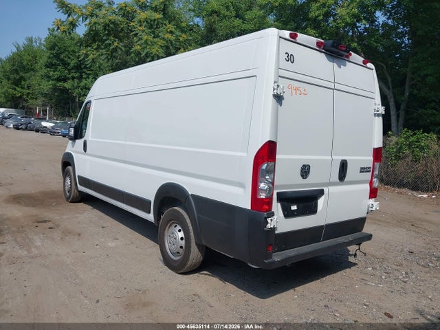 2023 Ram Promaster 3500 Cargo Van High Roof 159 Wb Ext მანქანა იყიდება აუქციონზე, vin: 3C6MRVJGXPE532462, აუქციონის ნომერი: 45635114