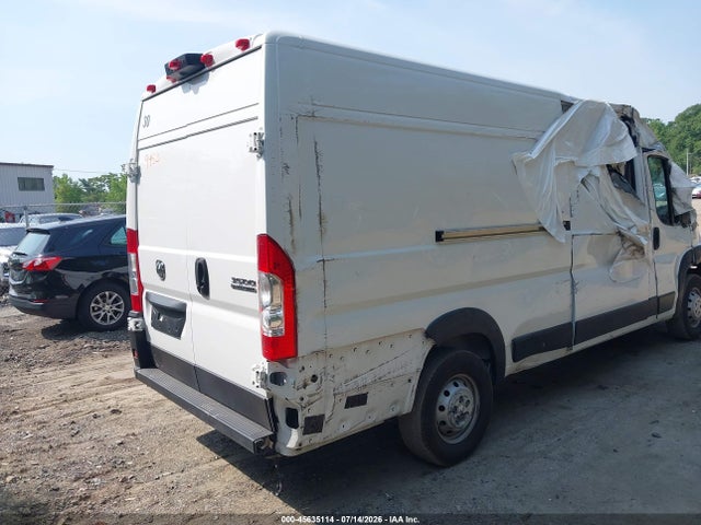 2023 Ram Promaster 3500 Cargo Van High Roof 159 Wb Ext მანქანა იყიდება აუქციონზე, vin: 3C6MRVJGXPE532462, აუქციონის ნომერი: 45635114