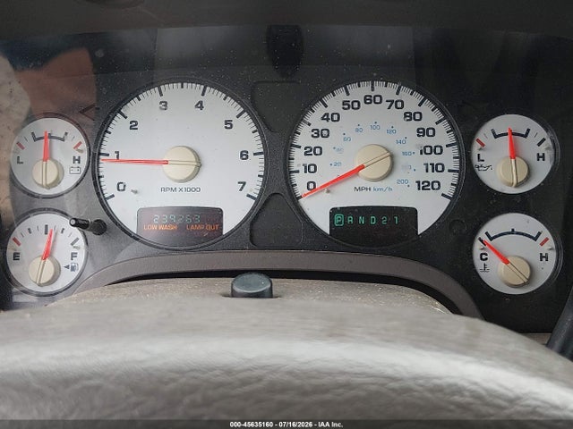 45635160 :رقم المزاد ، 1D7HA18N33S260641 vin ، 2003 Dodge Ram 1500 Slt/laramie/st مزاد بيع