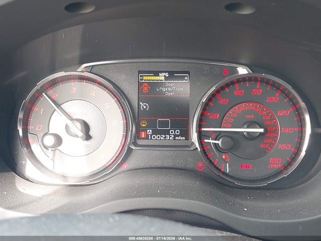 Aukcja sprzedaży 2017 Subaru Wrx Limited, vin: JF1VA1L60H9832251, numer aukcji: 45635280