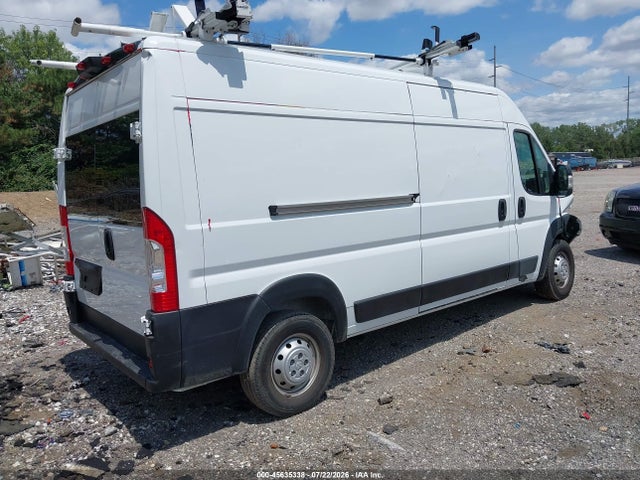 45635338 :رقم المزاد ، 3C6LRVDGXNE107618 vin ، 2022 Ram Promaster 2500 High Roof 159 Wb مزاد بيع