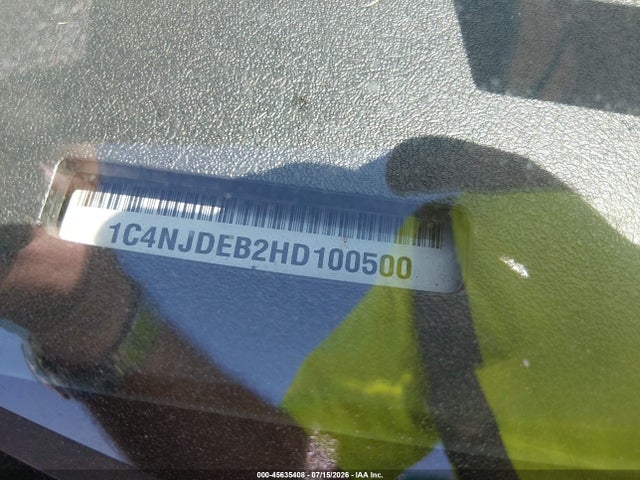 Aukcja sprzedaży 2017 Jeep Compass High Altitude, vin: 1C4NJDEB2HD100500, numer aukcji: 45635408