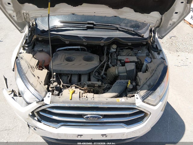 2020 Ford Ecosport Titanium მანქანა იყიდება აუქციონზე, vin: MAJ6S3KL3LC338594, აუქციონის ნომერი: 45635460
