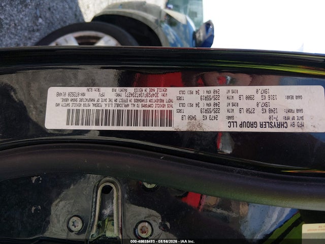 Продажа на аукционе авто 2010 Dodge Journey R/t, vin: 3D4PG9FV3AT234271, номер лота: 45635471