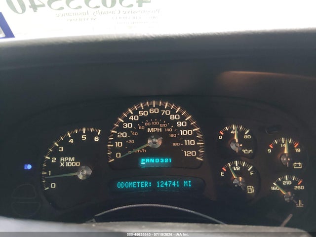 2005 Chevrolet Silverado 1500 Ls მანქანა იყიდება აუქციონზე, vin: 2GCEC13T851115661, აუქციონის ნომერი: 45635540