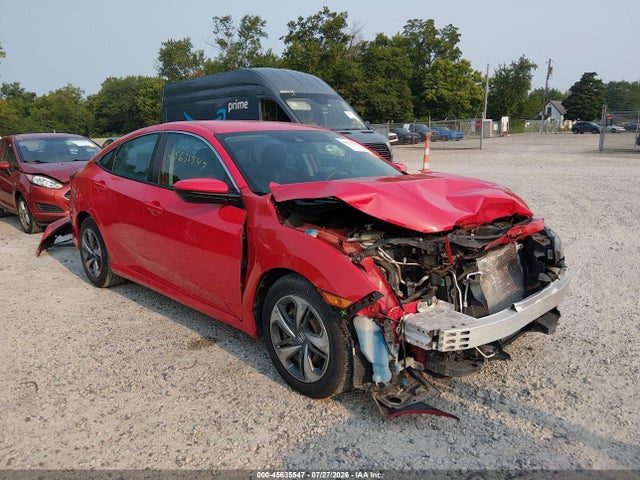2019 Honda Civic Lx მანქანა იყიდება აუქციონზე, vin: 2HGFC2F6XKH587946, აუქციონის ნომერი: 45635547