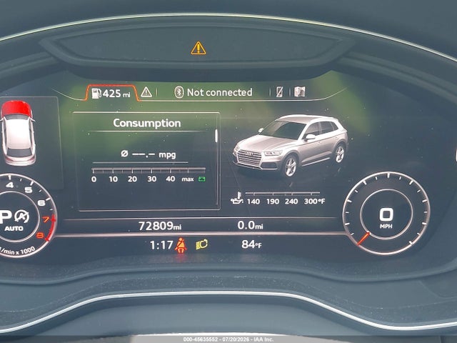 45635552 :رقم المزاد ، WA1BNAFY3K2048462 vin ، 2019 Audi Q5 45 Premium مزاد بيع