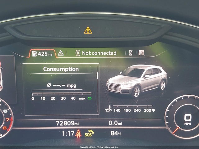 45635552 :رقم المزاد ، WA1BNAFY3K2048462 vin ، 2019 Audi Q5 45 Premium مزاد بيع