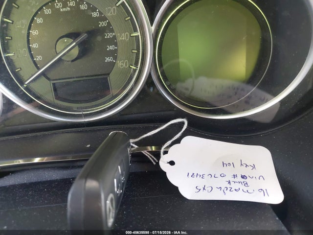 2016 Mazda Cx-5 Grand Touring მანქანა იყიდება აუქციონზე, vin: JM3KE2DY9G0763481, აუქციონის ნომერი: 45635598