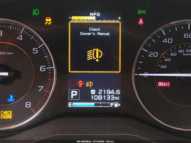 2018 Subaru Crosstrek 2.0i Limited მანქანა იყიდება აუქციონზე, vin: JF2GTAJC6JH316530, აუქციონის ნომერი: 45635642