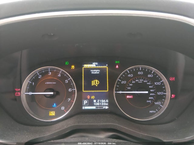 2018 Subaru Crosstrek 2.0i Limited მანქანა იყიდება აუქციონზე, vin: JF2GTAJC6JH316530, აუქციონის ნომერი: 45635642