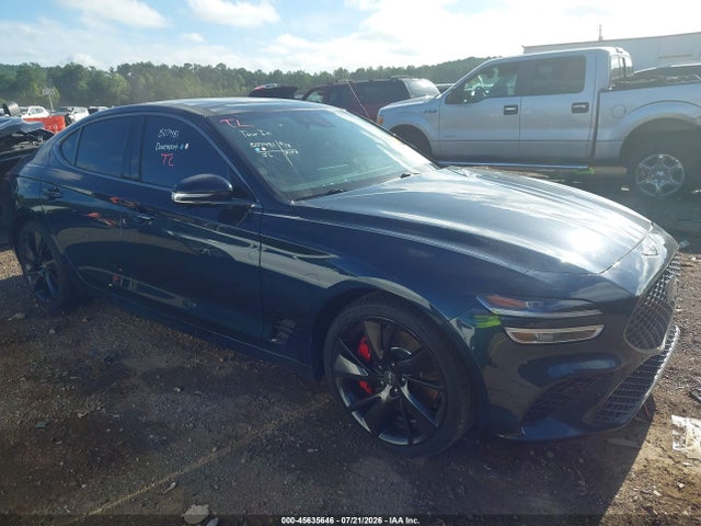 45635646 :رقم المزاد ، KMTG54TE4NU096988 vin ، 2022 Genesis G70 3.3t Rwd مزاد بيع