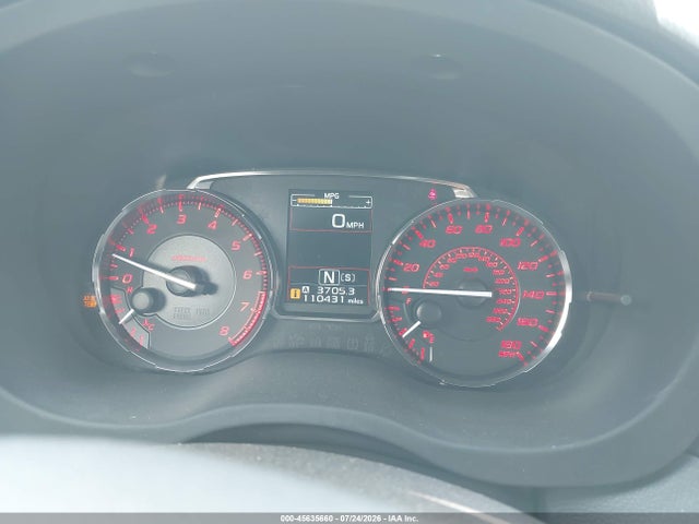 45635660 :رقم المزاد ، JF1VA1E68G8814713 vin ، 2016 Subaru Wrx Premium مزاد بيع