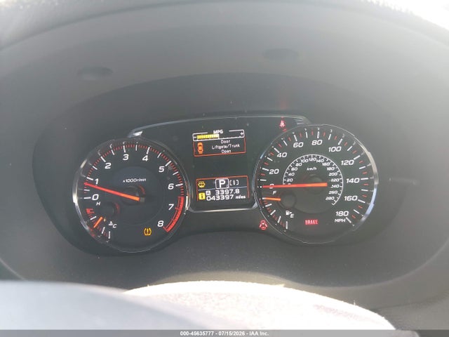 Продаж на аукціоні авто 2018 Subaru Wrx Premium, vin: JF1VA1C68J8838875, номер лоту: 45635777