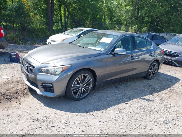 45635929 :رقم المزاد ، JN1BV7AR8EM685951 vin ، 2014 Infiniti Q50 Sport مزاد بيع