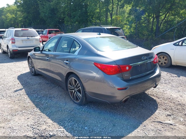 45635929 :رقم المزاد ، JN1BV7AR8EM685951 vin ، 2014 Infiniti Q50 Sport مزاد بيع