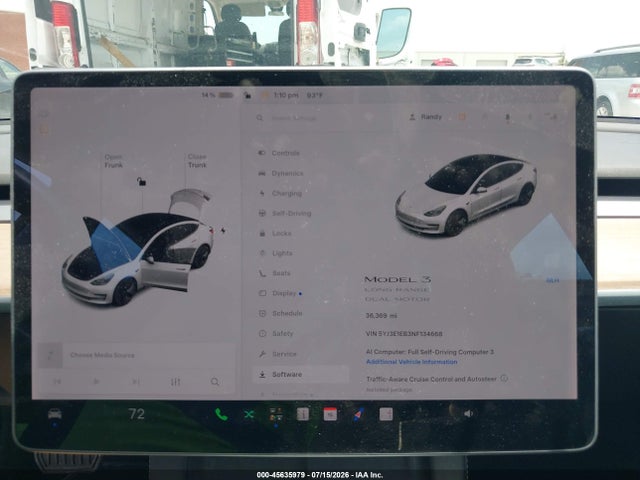 Продажа на аукционе авто 2022 Tesla Model 3 Long Range Dual Motor All-wheel Drive, vin: 5YJ3E1EB3NF134668, номер лота: 45635979