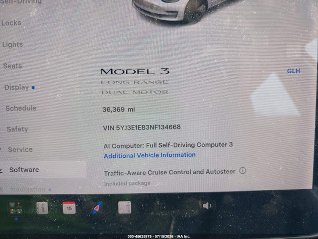 Продажа на аукционе авто 2022 Tesla Model 3 Long Range Dual Motor All-wheel Drive, vin: 5YJ3E1EB3NF134668, номер лота: 45635979
