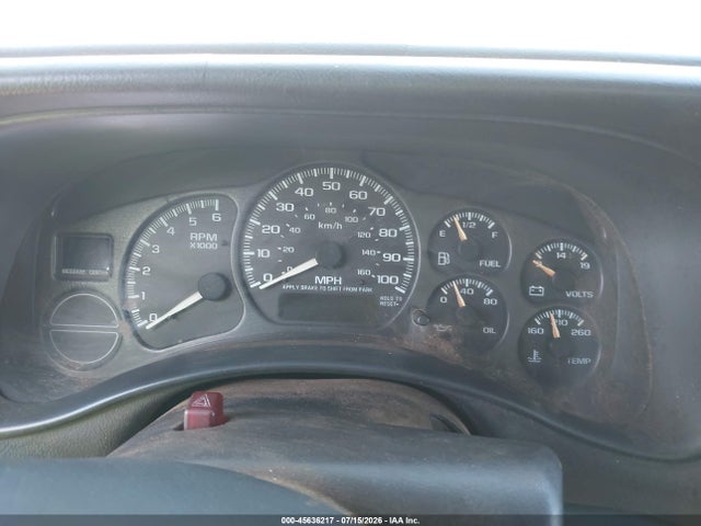 2002 Chevrolet Silverado 1500 მანქანა იყიდება აუქციონზე, vin: 2GCEC19V321103258, აუქციონის ნომერი: 45636217