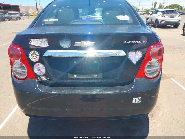 2012 Chevrolet Sonic 2lt მანქანა იყიდება აუქციონზე, vin: 1G1JC5SH6C4134657, აუქციონის ნომერი: 45636275