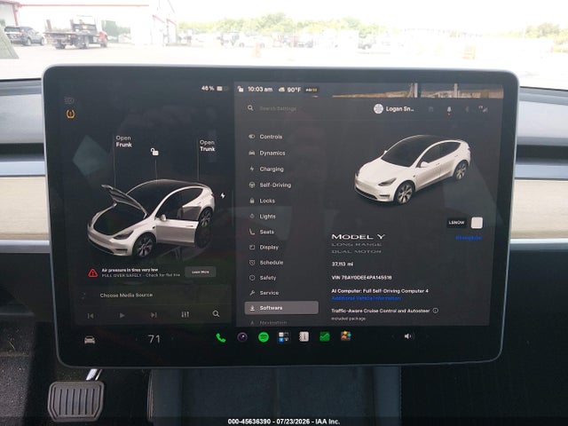 7SAYGDEE4PA145516 Tesla Model Y Awd/long Range Dual Motor All-wheel Drive