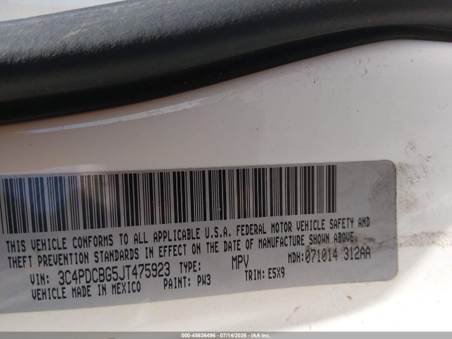3C4PDCBG5JT475923 Dodge Journey Sxt