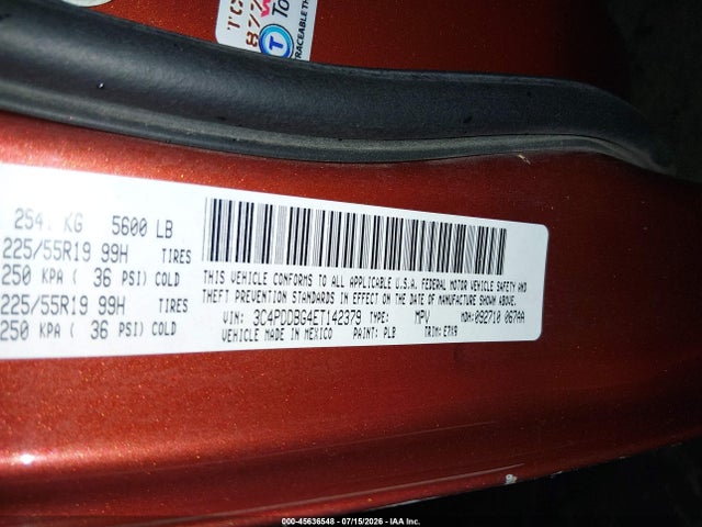 Dodge Journey Sxt 2014 3C4PDDBG4ET142379 Image 9