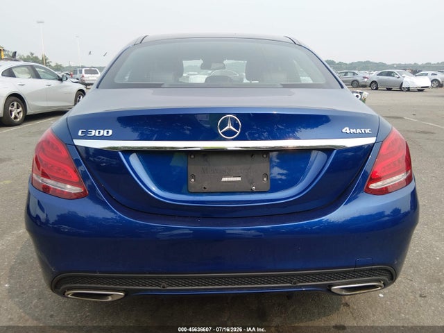 Aukcja sprzedaży 2017 Mercedes-benz C 300 4matic/luxury 4matic/sport 4matic, vin: 55SWF4KB6HU206336, numer aukcji: 45636607