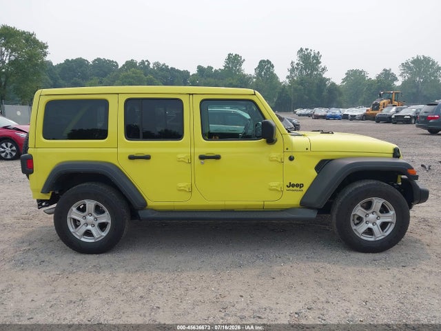 45636673 :رقم المزاد ، 1C4HJXDG9NW215347 vin ، 2022 Jeep Wrangler Unlimited Sport S 4x4 مزاد بيع