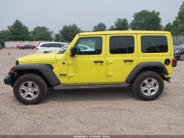 45636673 :رقم المزاد ، 1C4HJXDG9NW215347 vin ، 2022 Jeep Wrangler Unlimited Sport S 4x4 مزاد بيع