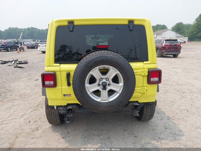 45636673 :رقم المزاد ، 1C4HJXDG9NW215347 vin ، 2022 Jeep Wrangler Unlimited Sport S 4x4 مزاد بيع