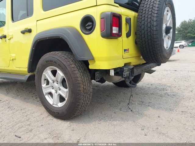 45636673 :رقم المزاد ، 1C4HJXDG9NW215347 vin ، 2022 Jeep Wrangler Unlimited Sport S 4x4 مزاد بيع