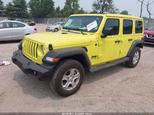 45636673 :رقم المزاد ، 1C4HJXDG9NW215347 vin ، 2022 Jeep Wrangler Unlimited Sport S 4x4 مزاد بيع