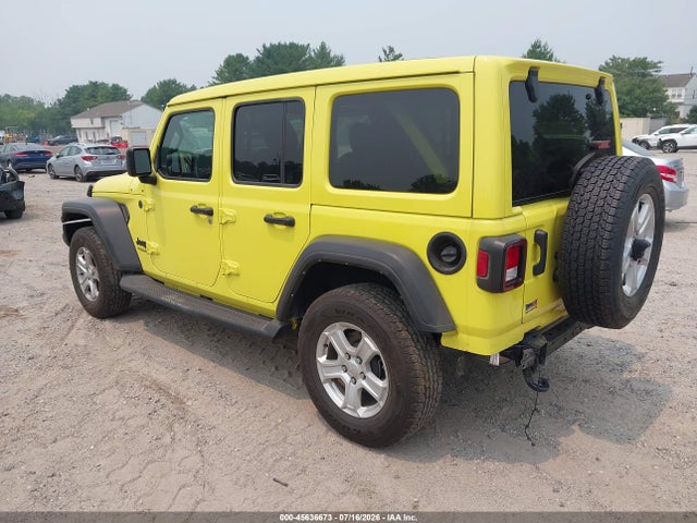 45636673 :رقم المزاد ، 1C4HJXDG9NW215347 vin ، 2022 Jeep Wrangler Unlimited Sport S 4x4 مزاد بيع