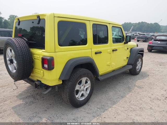 45636673 :رقم المزاد ، 1C4HJXDG9NW215347 vin ، 2022 Jeep Wrangler Unlimited Sport S 4x4 مزاد بيع