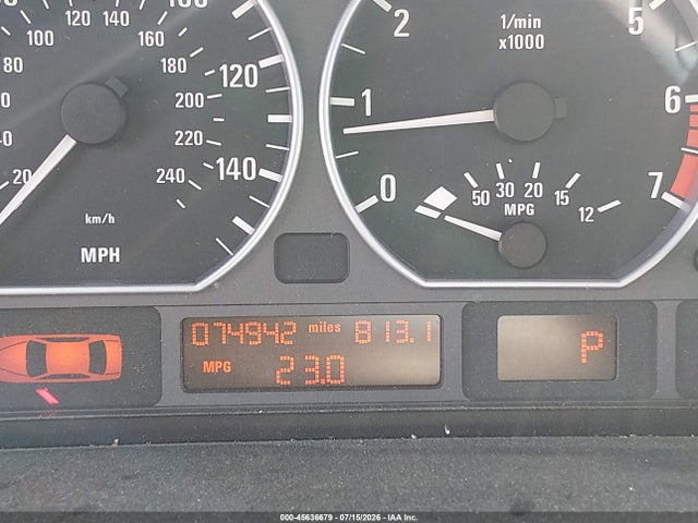 45636679 :رقم المزاد ، WBAEV53413KM28412 vin ، 2003 Bmw 3 Series 330i مزاد بيع