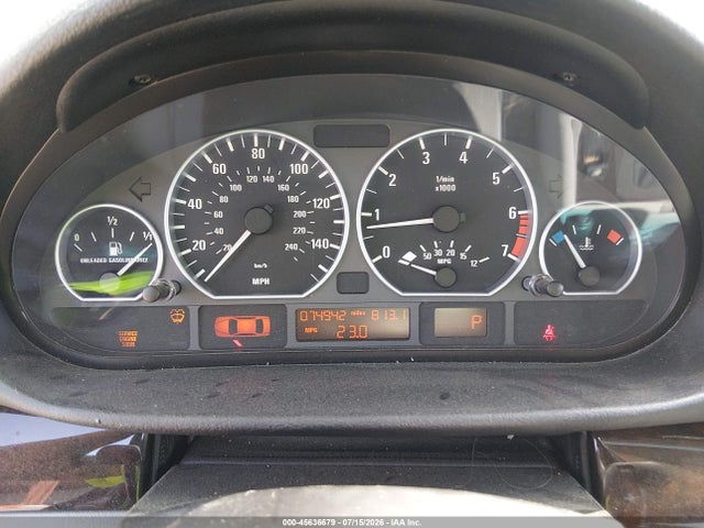 45636679 :رقم المزاد ، WBAEV53413KM28412 vin ، 2003 Bmw 3 Series 330i مزاد بيع