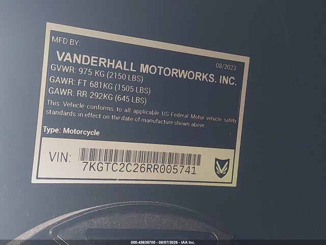 Vanderhall Carmel 2024 7KGTC2C26RR005741 Image 10